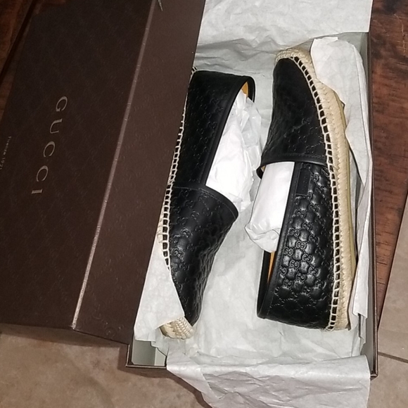 Gucci leather Espadrilles 37/7 - Picture 5 of 11